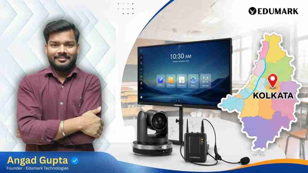 Smart Classroom in Kolkata | Digital Classroom & Smart Board Setup by Edumark Technologies
