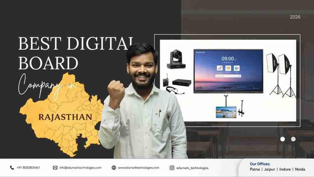 Best Digital Board Company in Rajasthan | Smart Classroom Solutions by Edumark Technologies