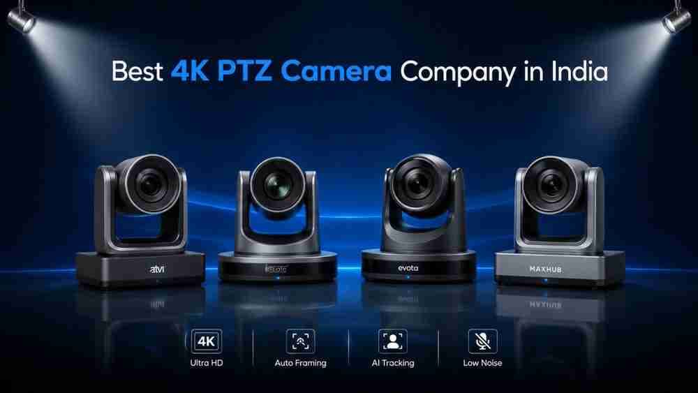 Top Best 4K PTZ Camera Brands in India (2026)