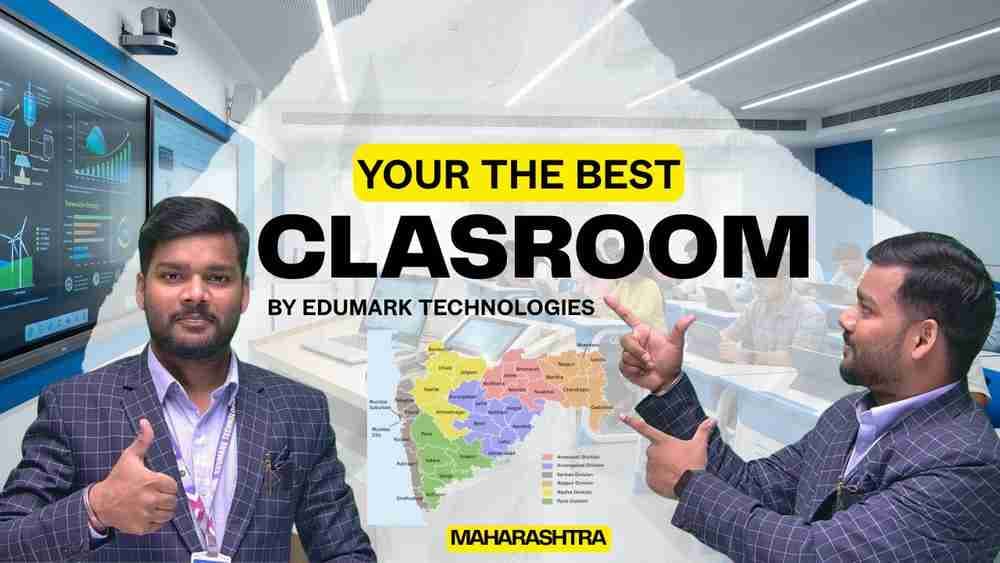 Best Digital Studio Setup & Hybrid Classroom Setup in Maharashtra – Palghar, Thane, Raigad, Ratnagiri & Sindhudurg | Edumark Technologies