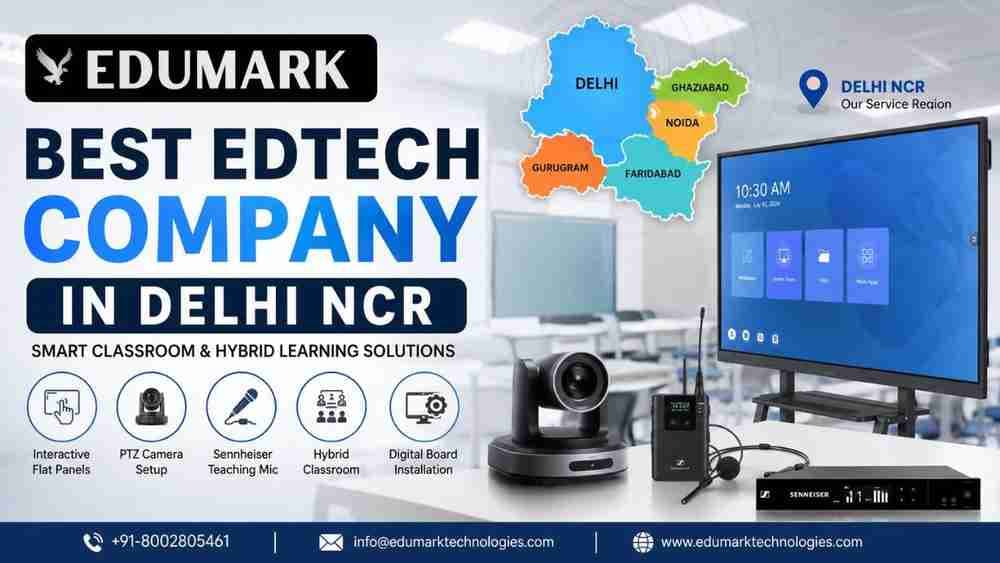 Best EdTech Company in Delhi NCR for Smart Classroom  – Edumark Technologies