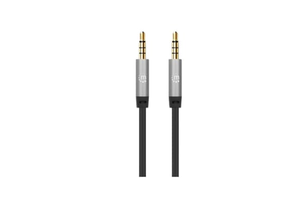 Manhattan 3.5mm Stereo Audio Aux Cable | 5m (16 ft) Male-to-Male