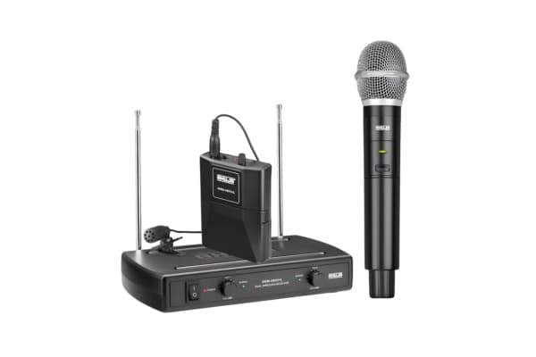 Ahuja AWM-495VHL VHF Dual Channel Professional Wireless Microphone