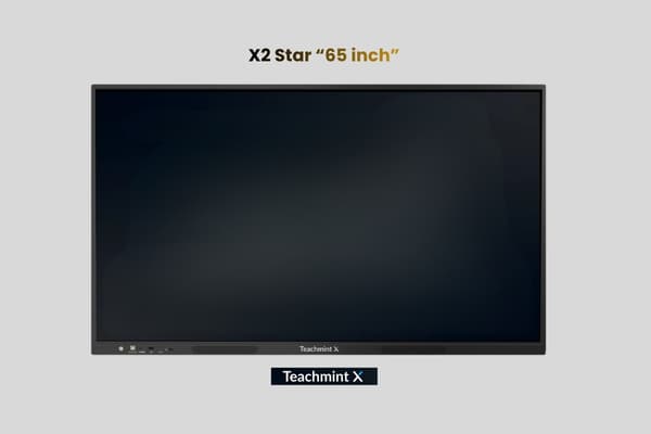  Teachmint X 65 Star - 4K Interactive Flat Panel for Smart Classrooms | Android 14 EDLA