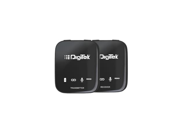 Digitek DWM 101 Pro | 2-in-1 Wireless Mic for DSLR & Smartphones