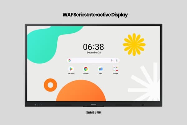 Samsung WAF Series Interactive Display (65", 75", 86") | Android 14 EDLA 4K Flat Panel