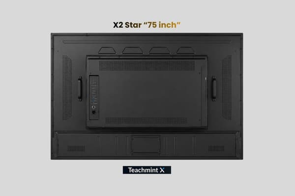 Teachmint X 75 Star - 4K Interactive Flat Panel for Smart Classrooms | Android 14 EDLA