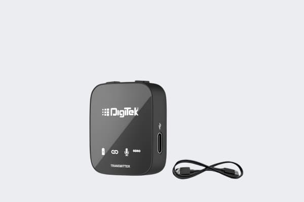 Digitek DWM 101 Pro | 2-in-1 Wireless Mic for DSLR & Smartphones