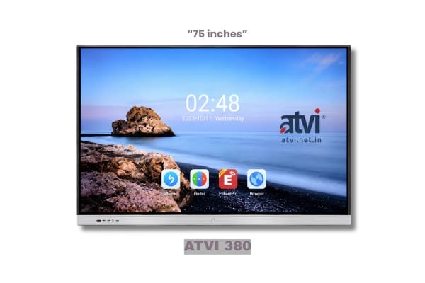 atvi 75" TR380 Series Interactive Touch Panel | Android 14