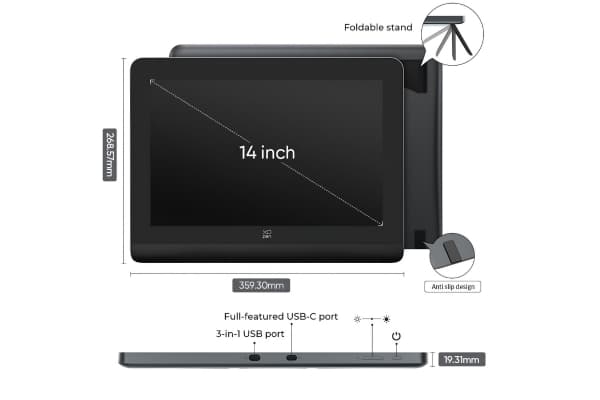 XPPen Artist Pro 14 (Gen 2) Drawing Display | 16K Pressure Levels